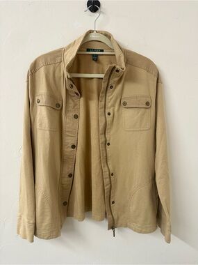 Lauren Ralph Lauren Tan Utility Jacket